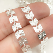 Sterling Silver Diamond Cut Arrow